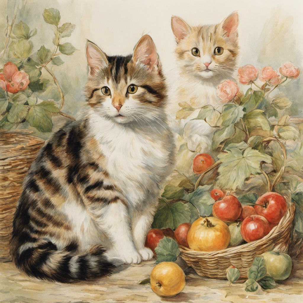 Contos encantadores, aquarelas britânicas delicadas, Gatos - Pôsteres