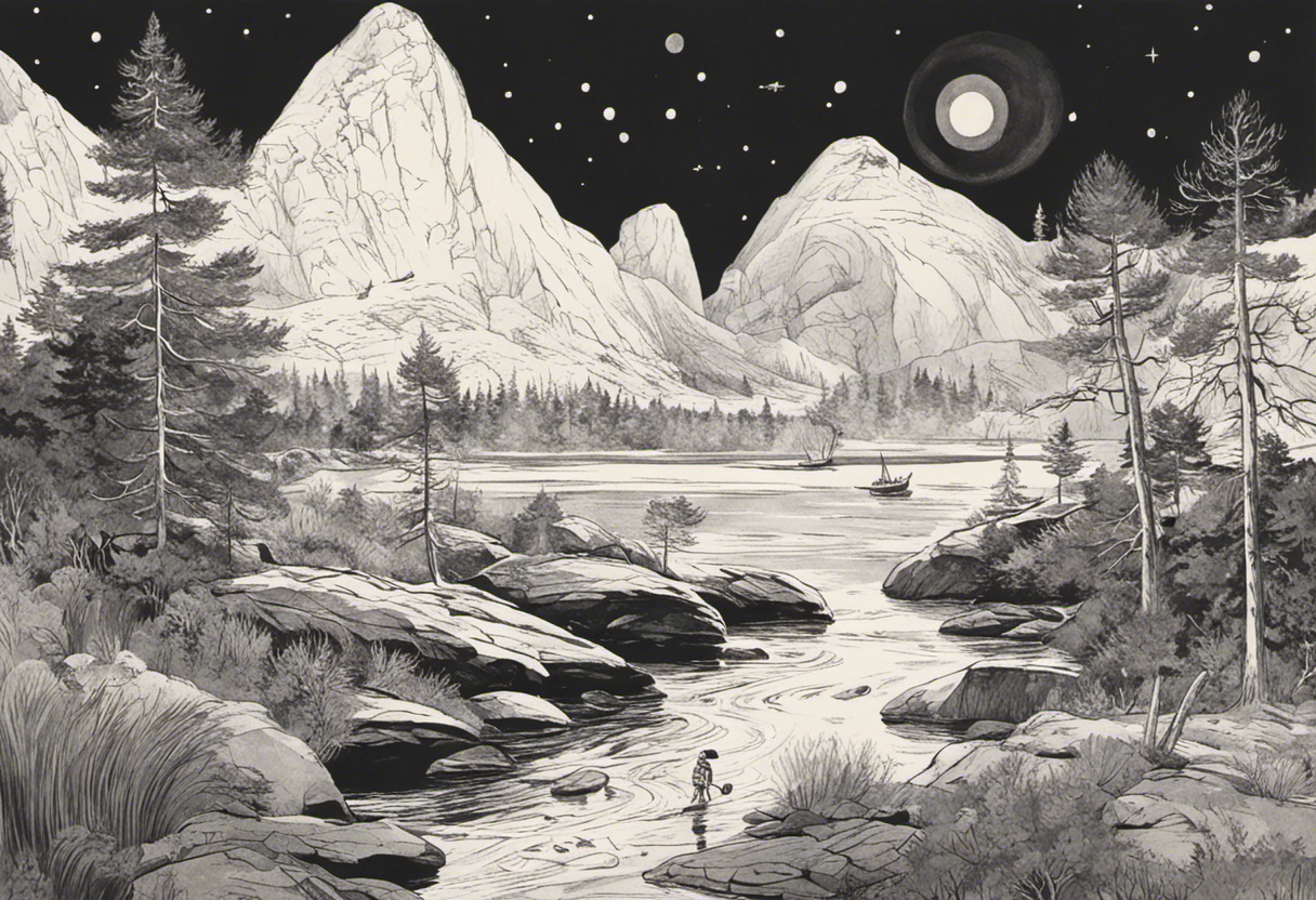 Paisagem dos Moomins - pôster