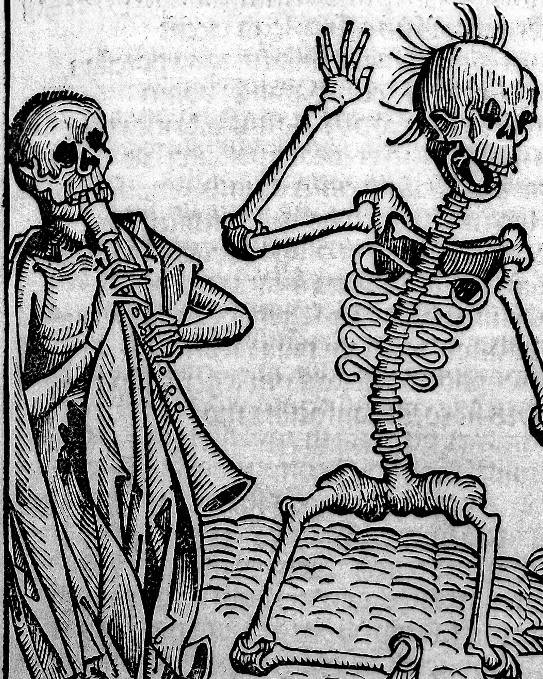 Danse Macabre - Liber chronicarum de Hartmann Schedel, 1493 Poster