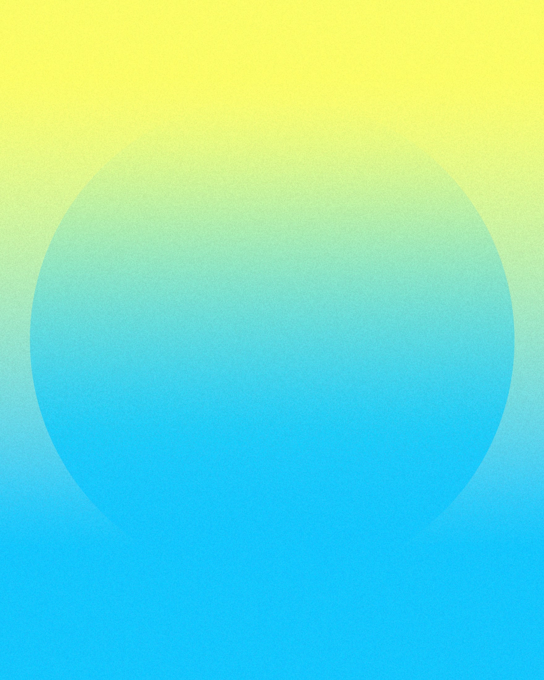 Silêncio é Ouro e Azul - Impressão de Arte Abstrata em Gradiente Poster