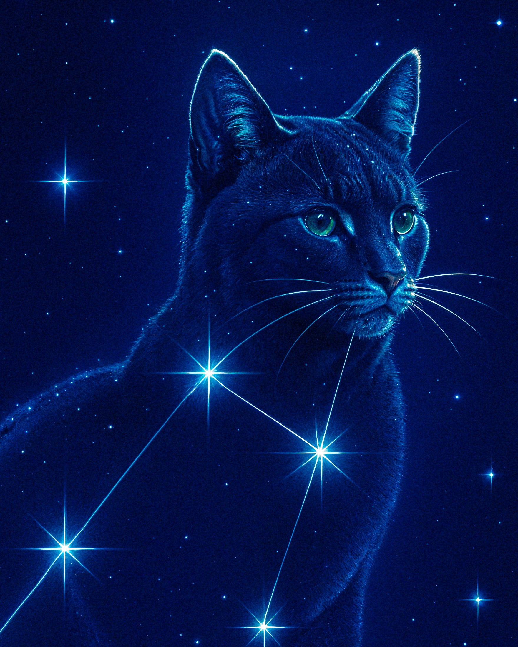 Gato Andrômeda Poster