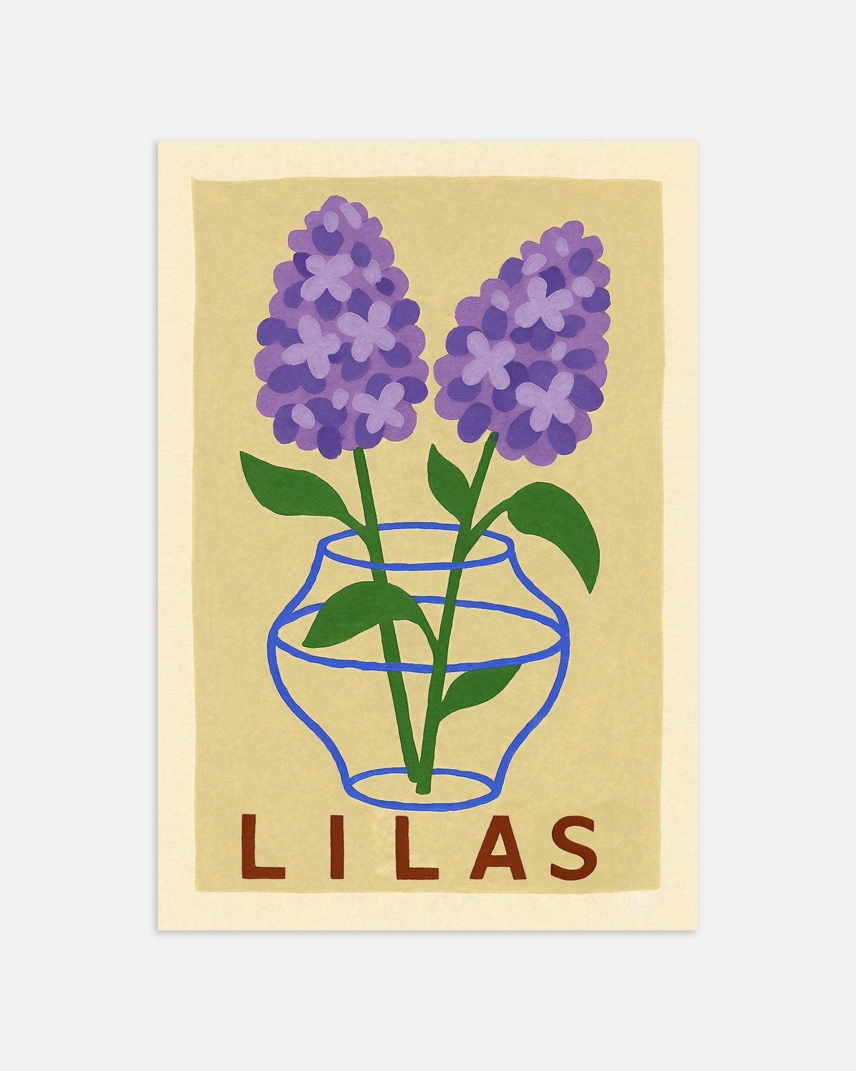Impressão de lilás Poster