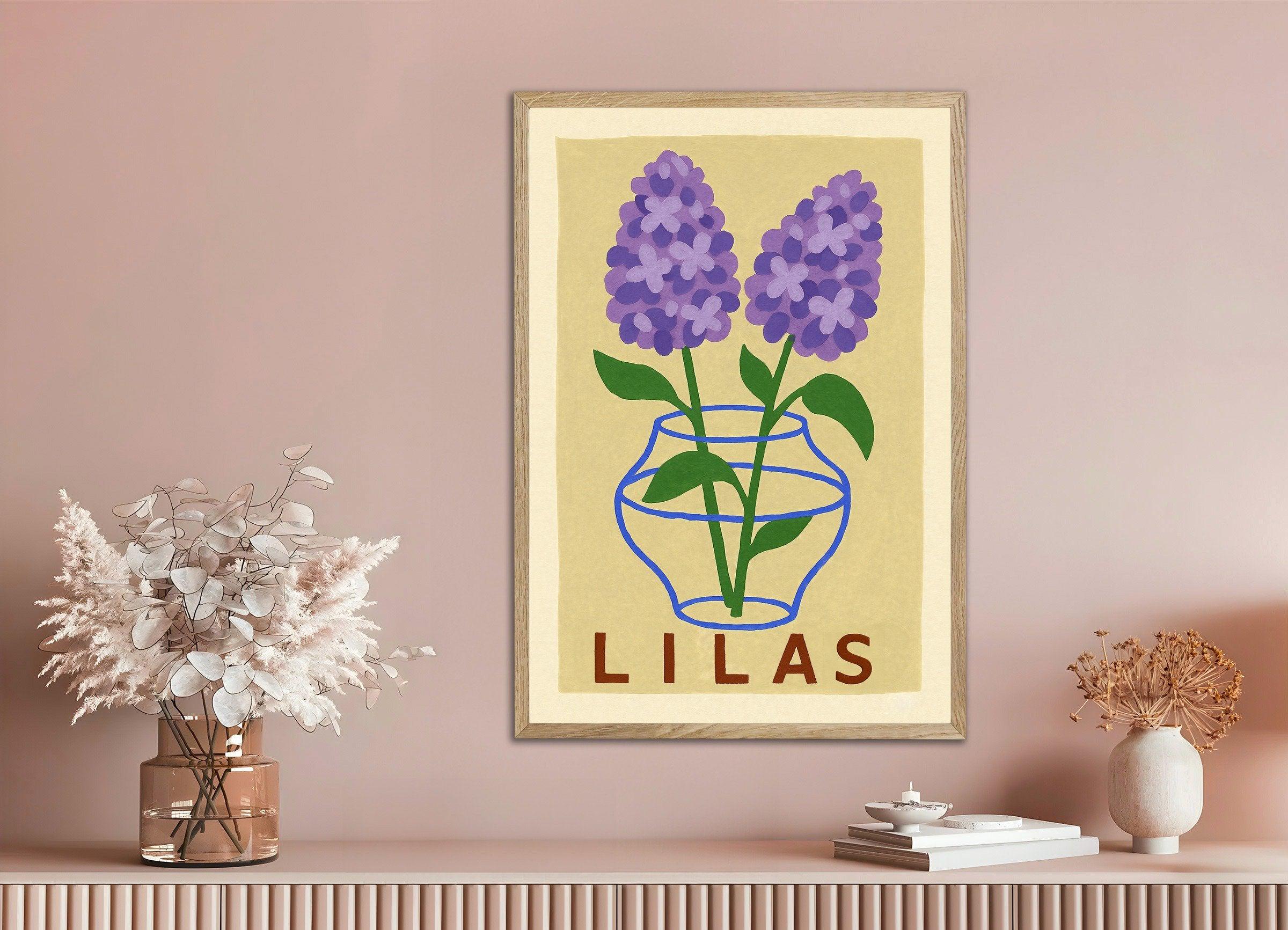 Impressão de lilás Poster