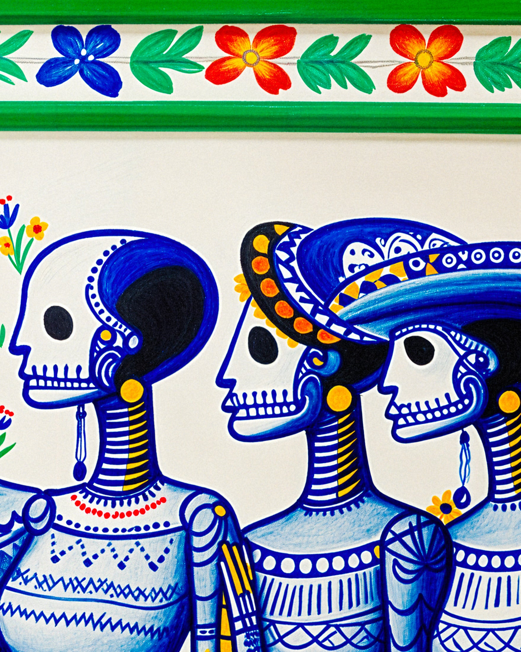 Pôster do Dia dos Mortos Mexicano