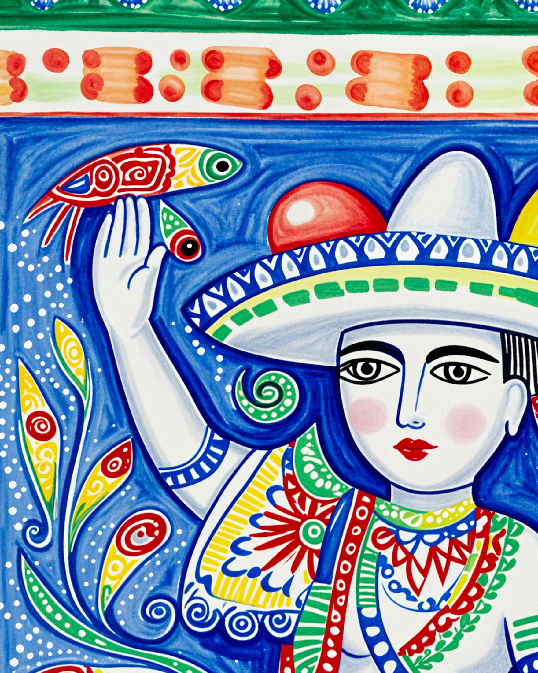 Arte mexicana, folclore, a dançarina - pôster