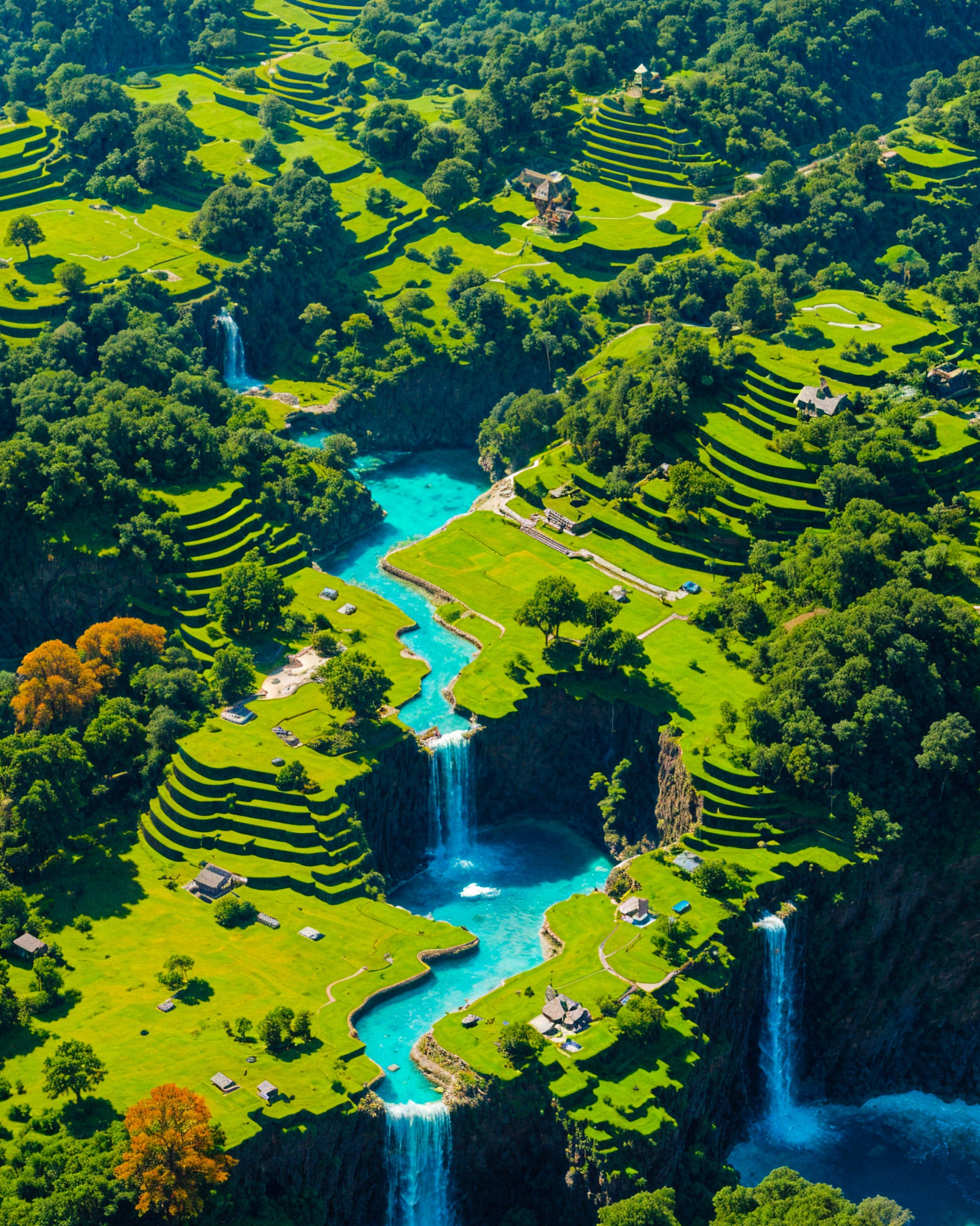 minecraft island detail
