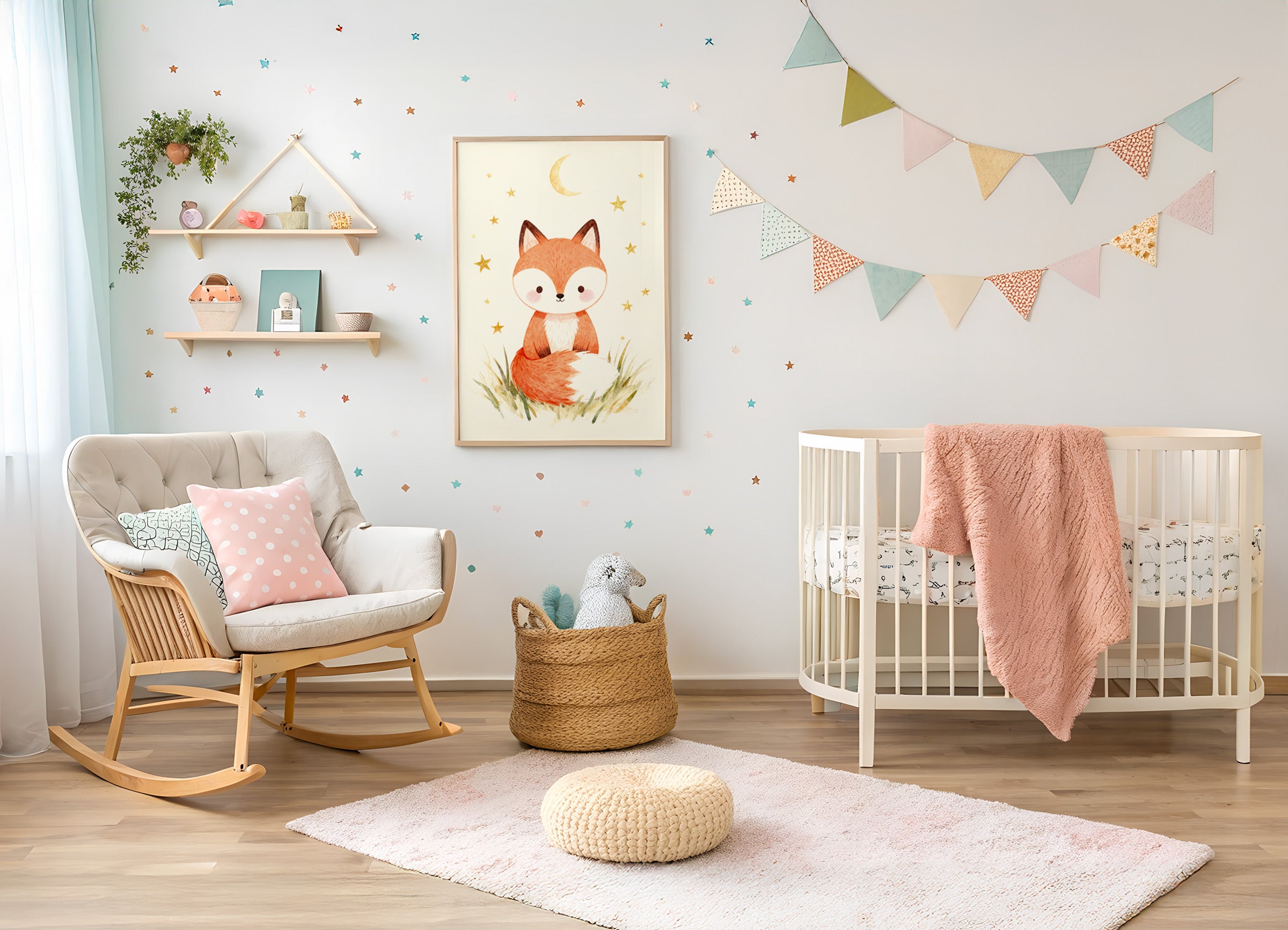 Pôster Raposa – Quadros decorativos para Quarto Infantil