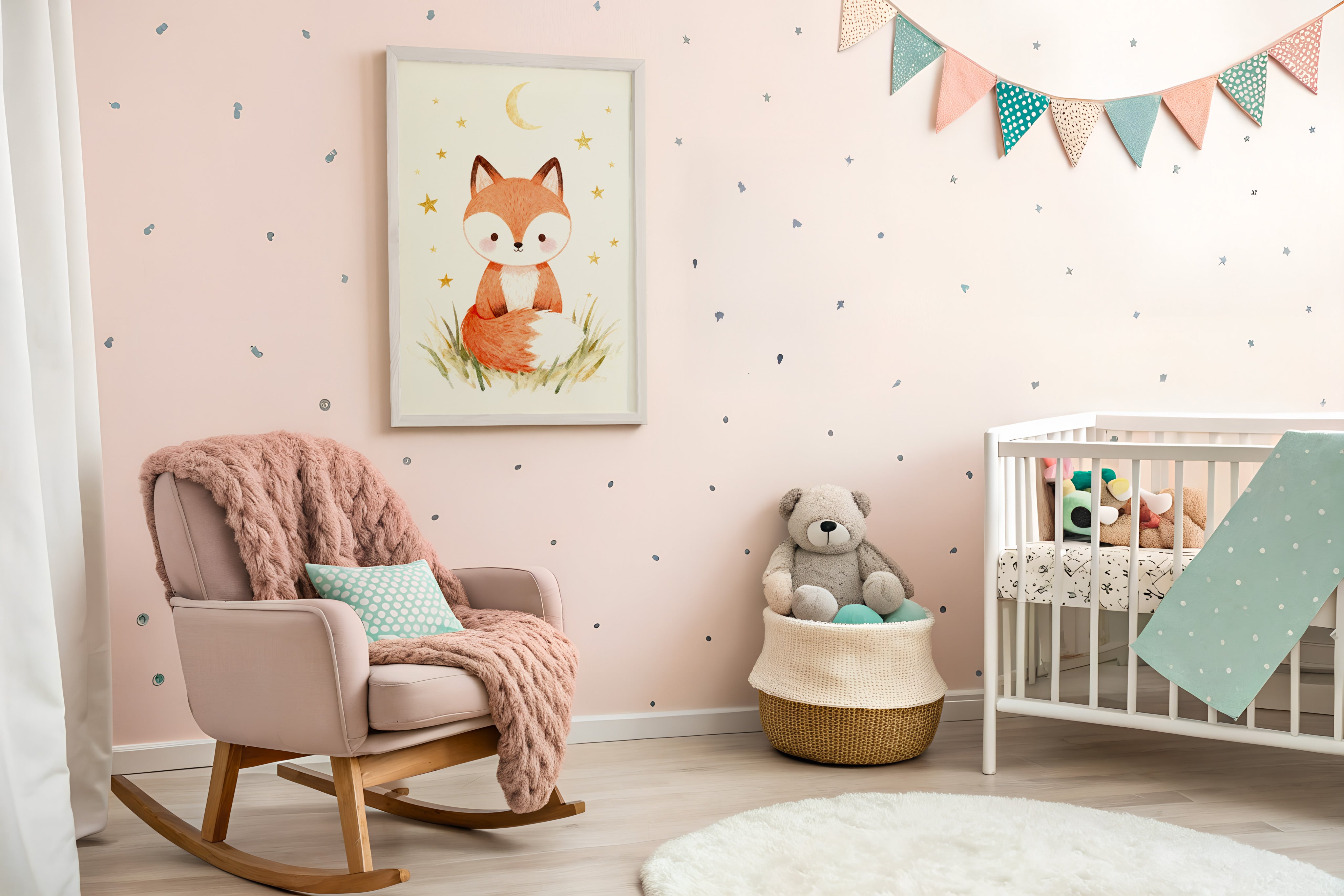 Pôster Raposa – Quadros decorativos para Quarto Infantil