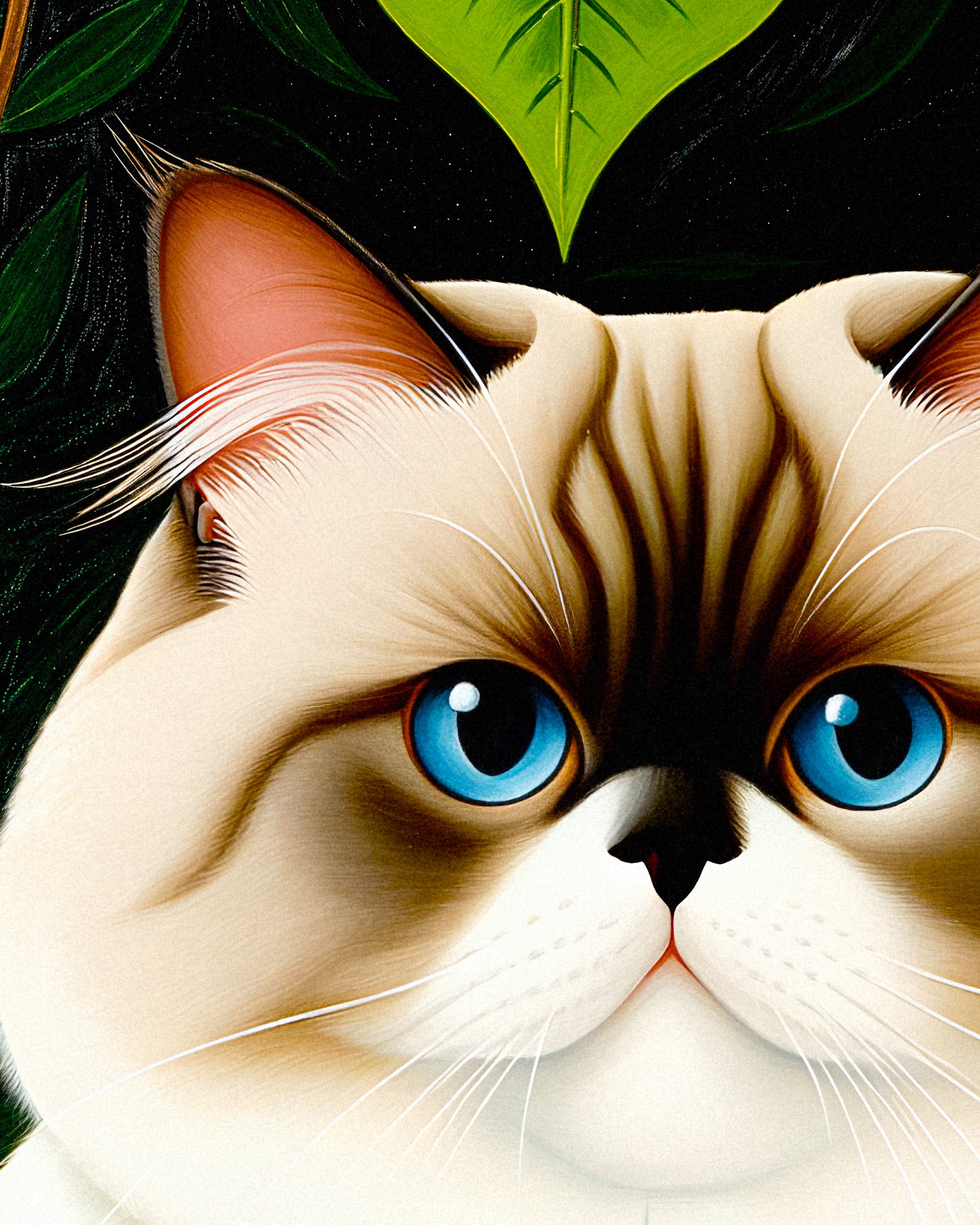 Retrato de um Gato Persa - Pôster