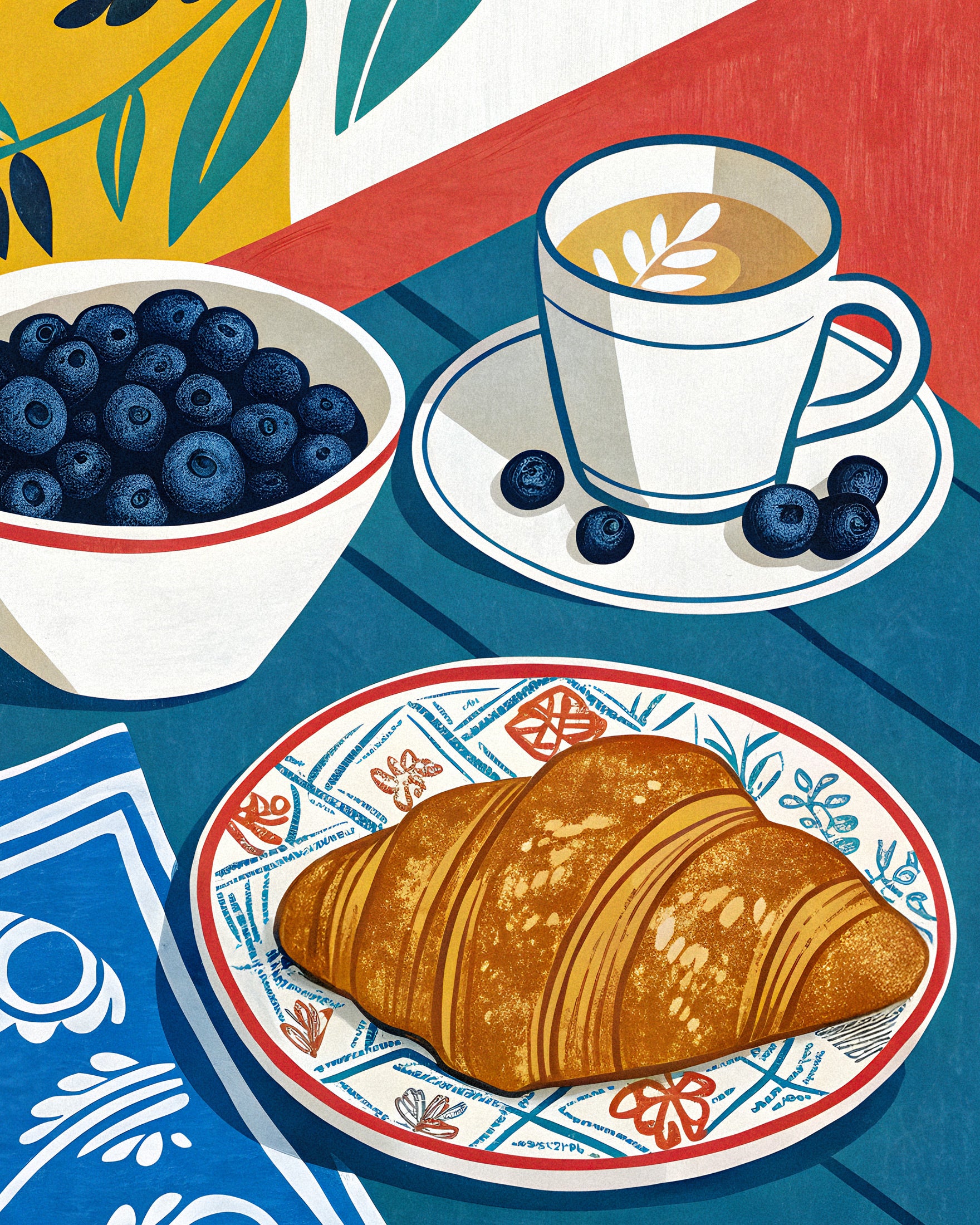 Pôster de café da manhã Poster