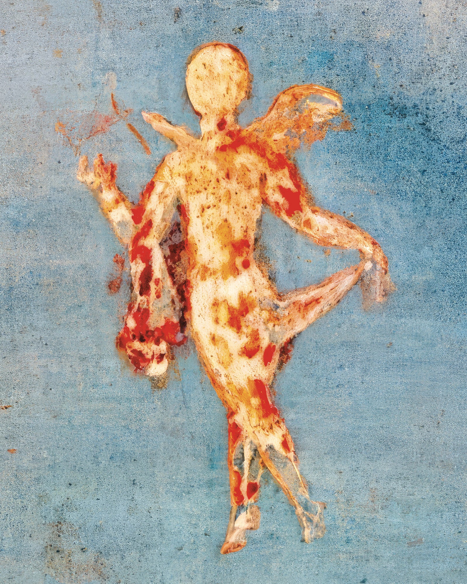 Psyche em Azul, Casa de Vênus, Pompéia - Pôster