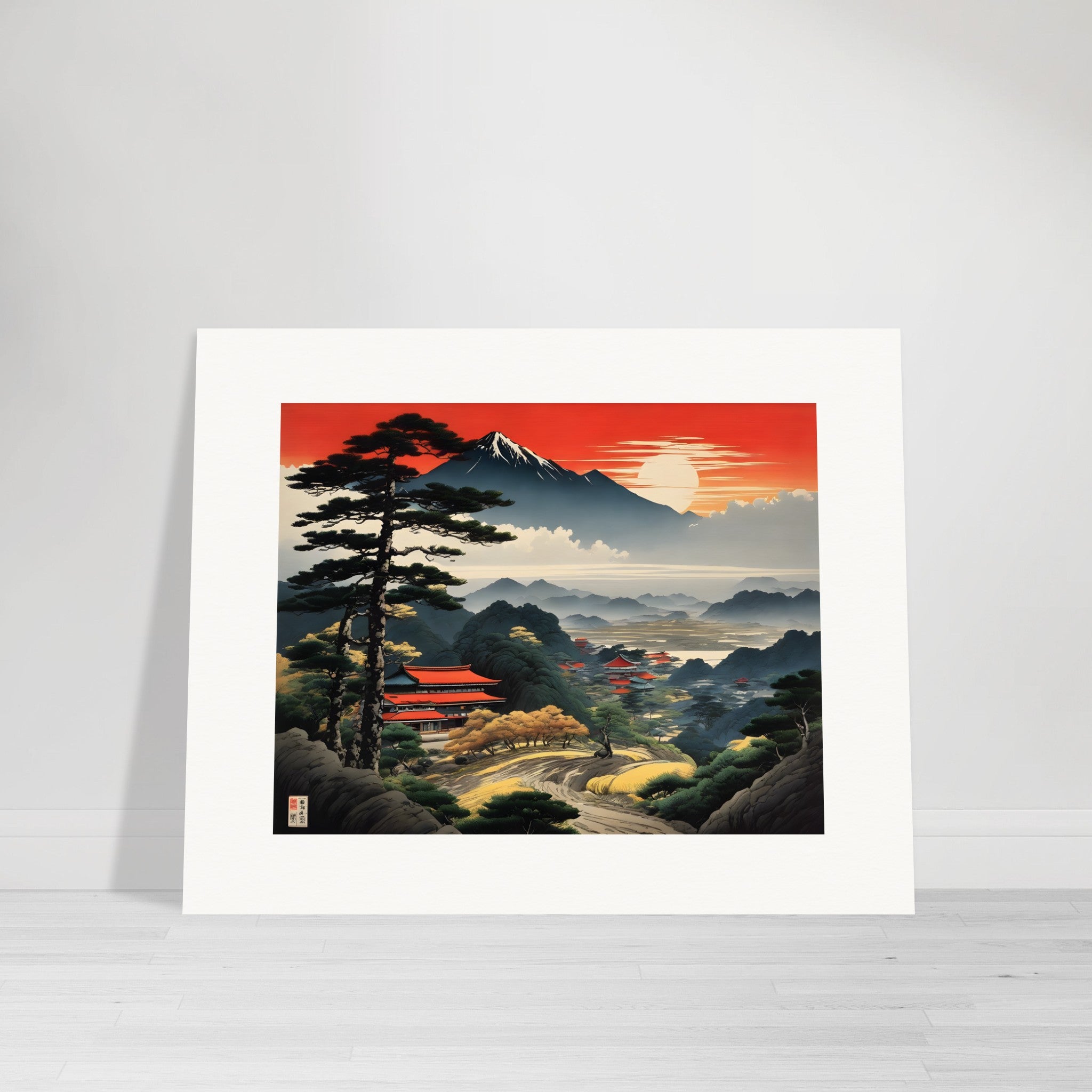 Paisagem japonesa - pôster