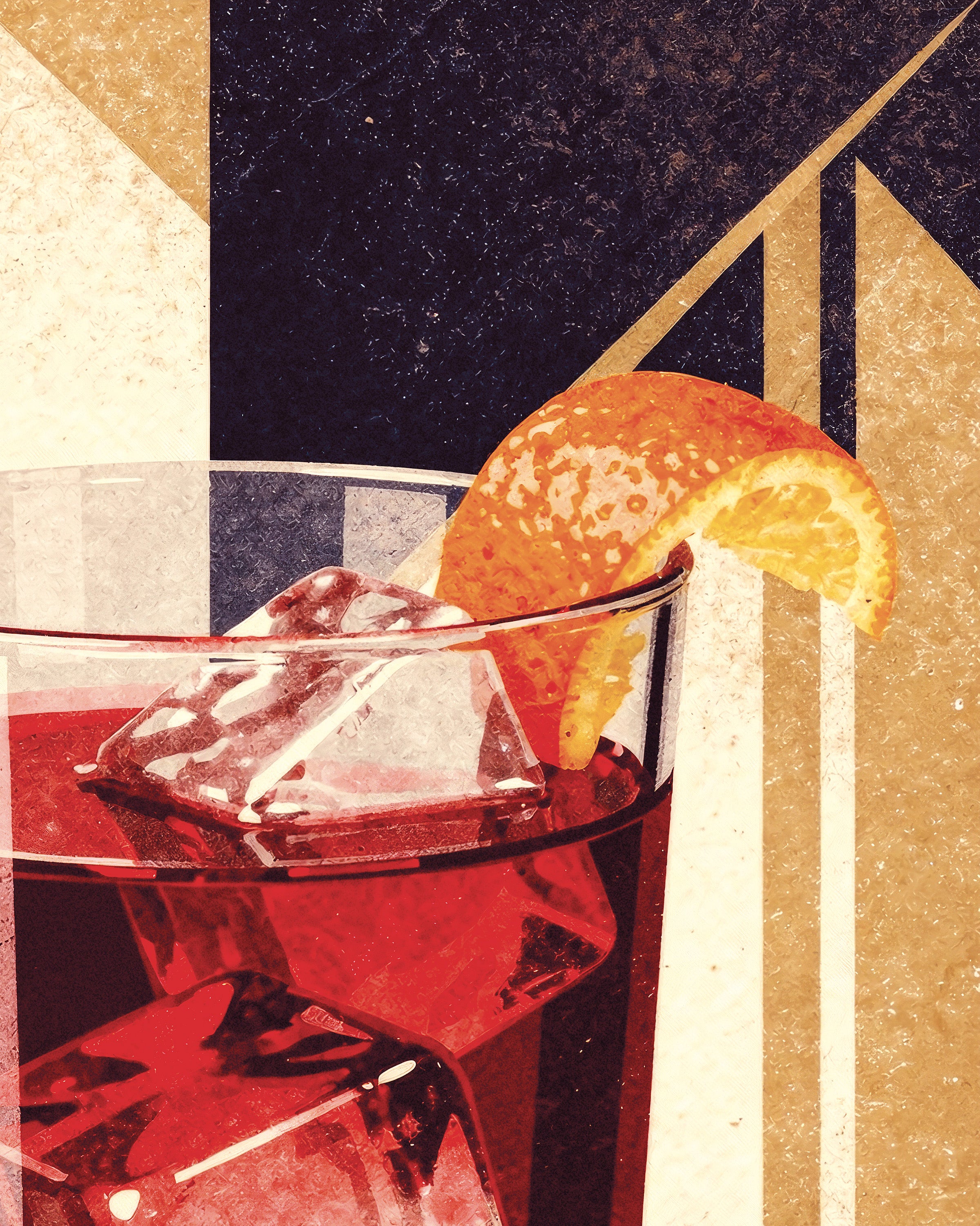 Pôster Campari - Lâmina artística Aperitivo