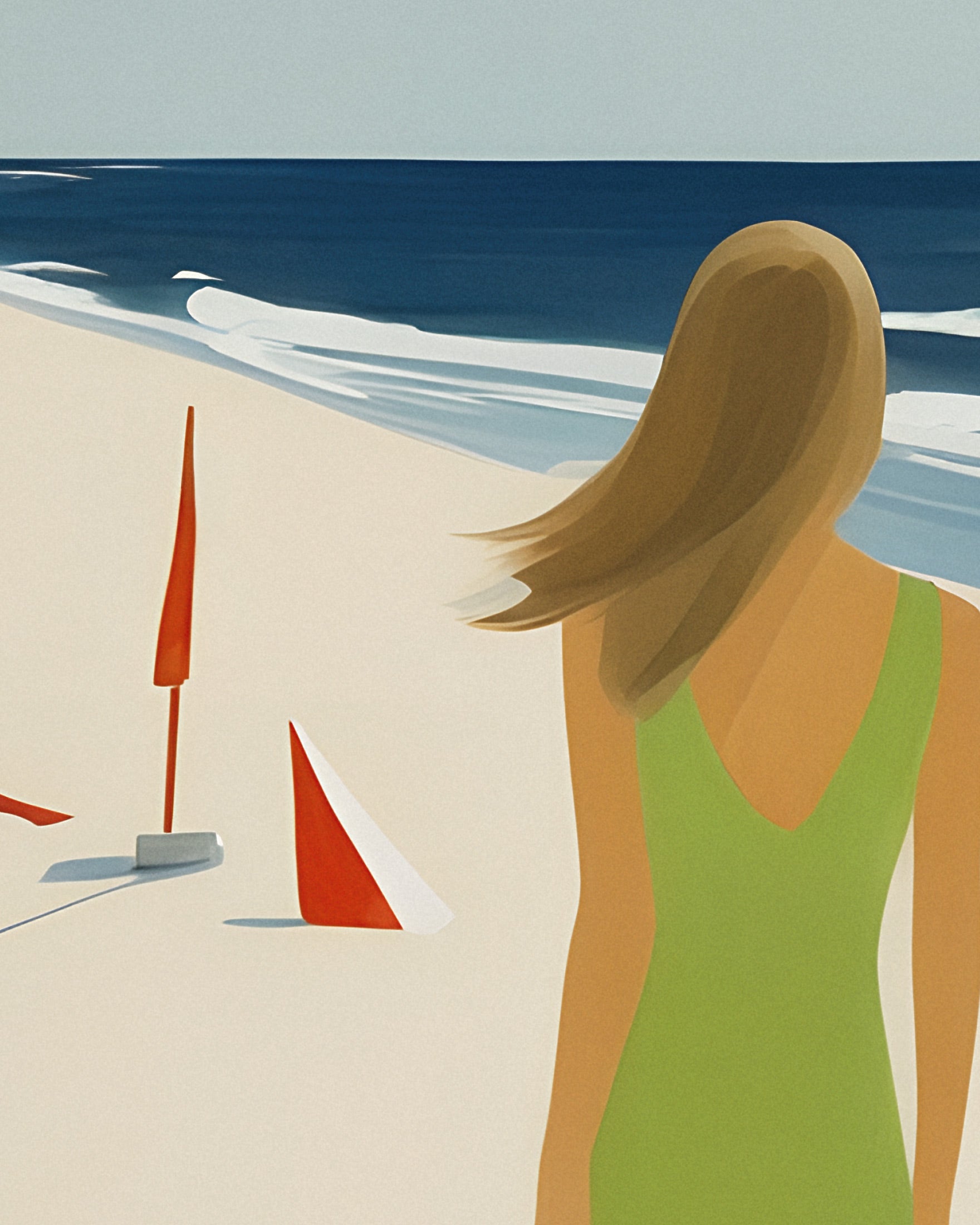 Teremos Nosso Verão - Impressão de Arte Brisa da Praia Poster