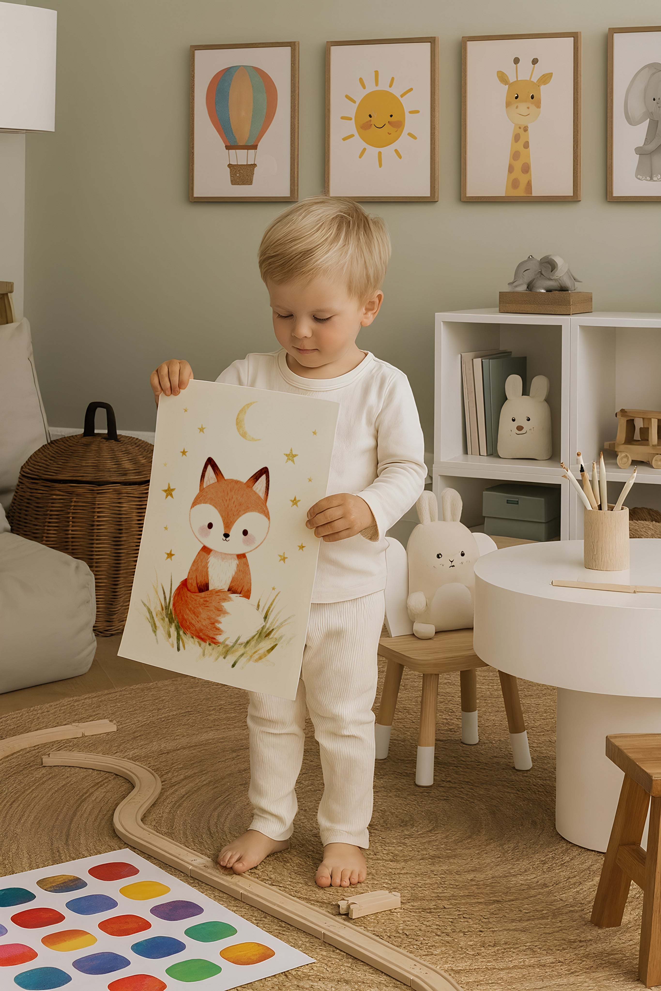 Pôster Raposa – Quadros decorativos para Quarto Infantil